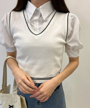 ホワイト モデル：160㎝ F着用