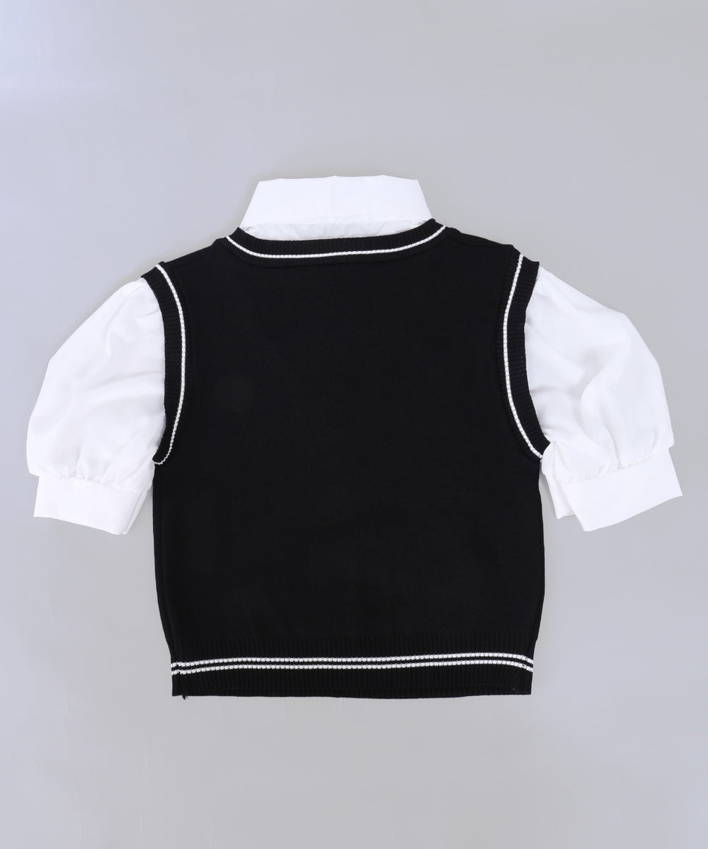 ラインベストドッキングシャツ