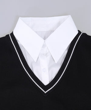 ラインベストドッキングシャツ