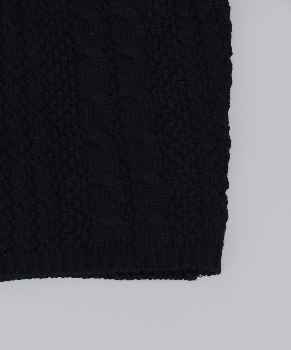 ニットビスチェドッキングシャツ