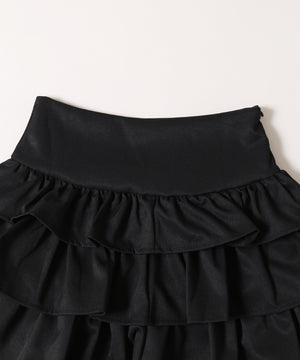 3段フリルミニスカート