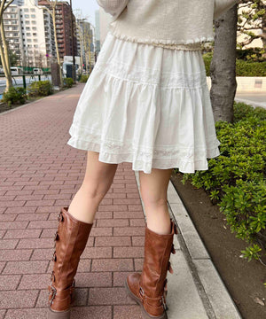 ホワイト モデル：160㎝ F着用