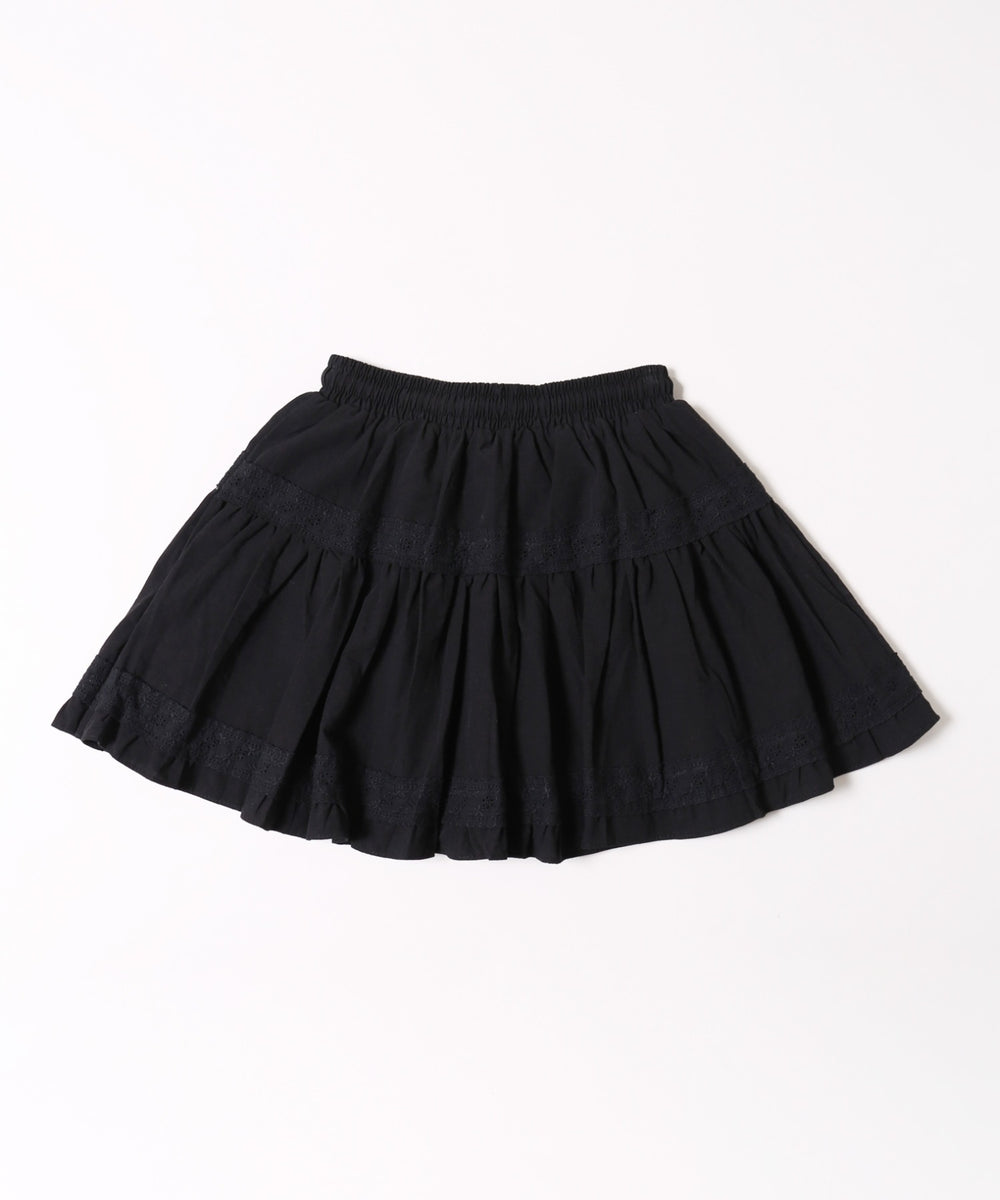 デザインレースギャザースカート