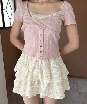 ピンク モデル：160㎝ F着用