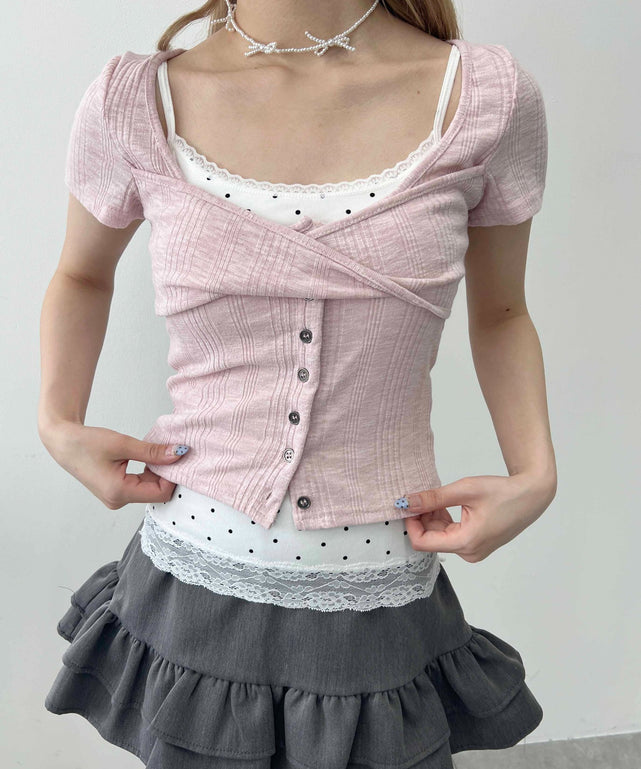 ピンク モデル：160㎝ F着用