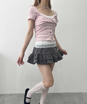 ピンク モデル：160㎝ F着用