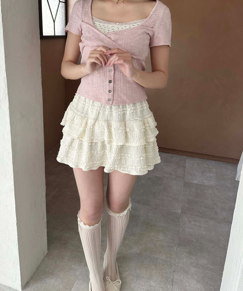 ピンク モデル：160㎝ F着用