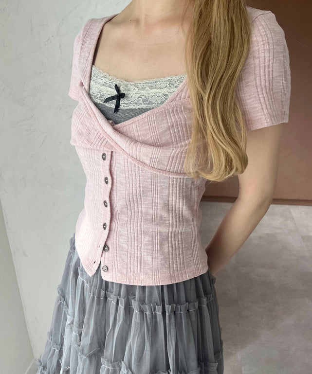 ピンク モデル：160㎝ F着用