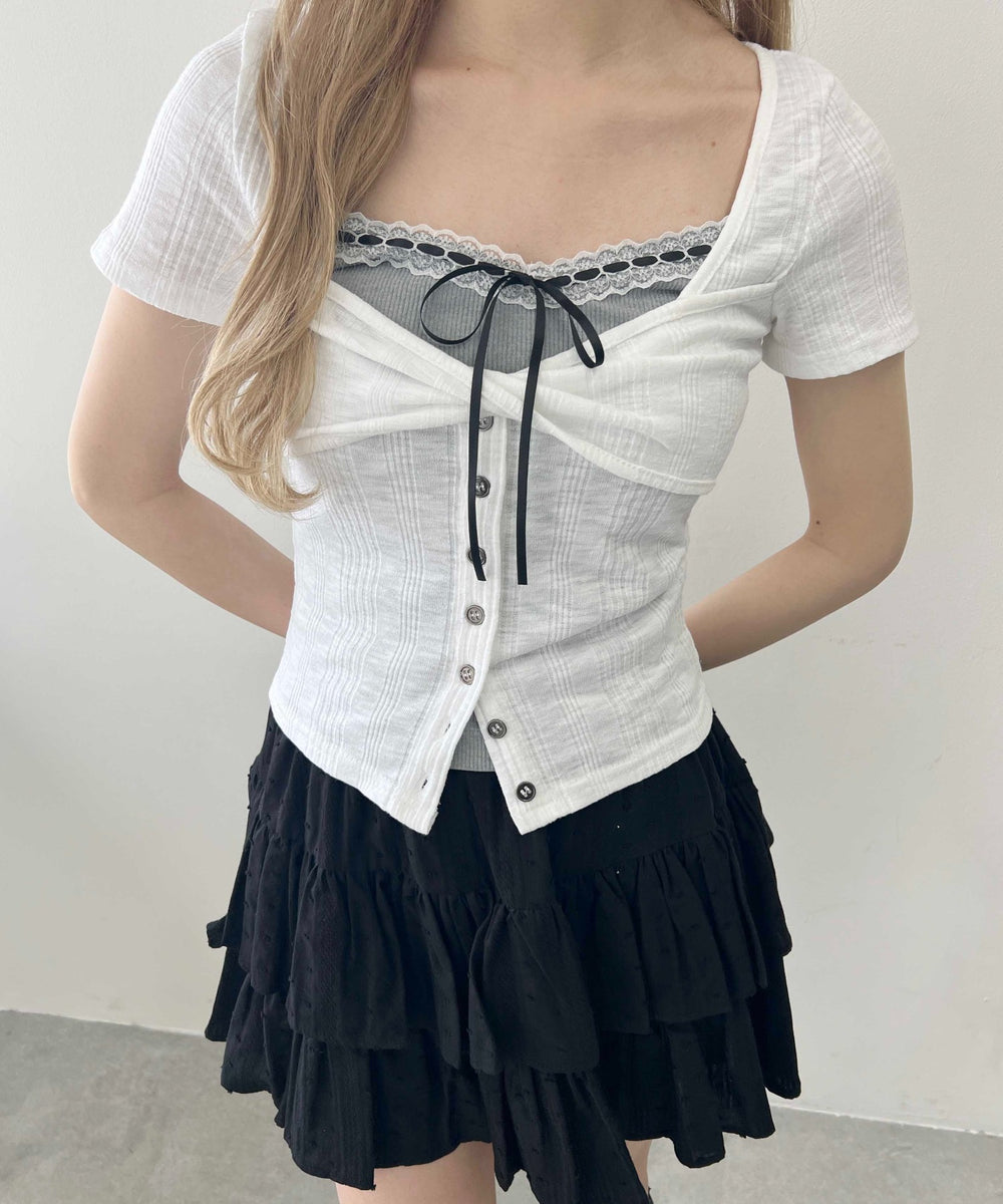 ホワイト モデル：160㎝ F着用