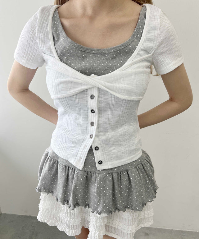 ホワイト モデル：160㎝ F着用