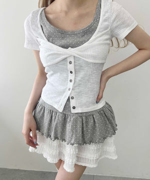 ホワイト モデル：160㎝ F着用