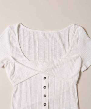 クロスデザインカーデトップス