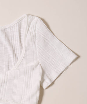 クロスデザインカーデトップス