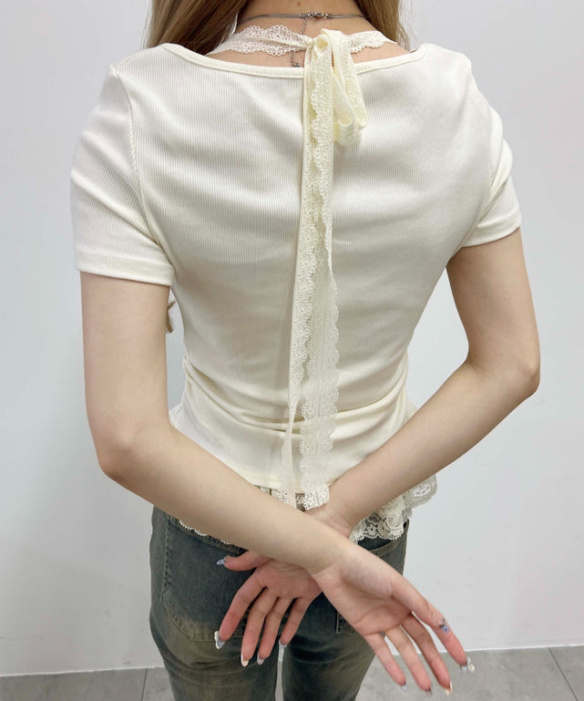 ホワイトアイボリー モデル：160㎝ F着用