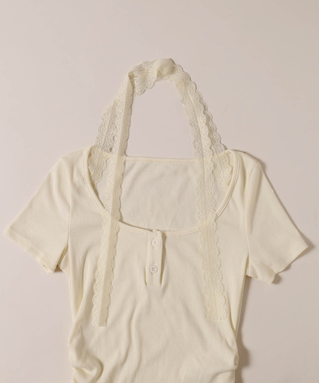 レースチョーカードッキングトップス