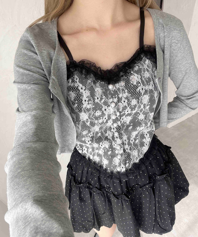 フラワーレースビスチェ – WEGO ONLINE STORE