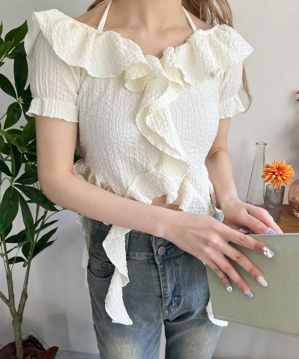 ホワイトアイボリーモデル：160㎝ F着用