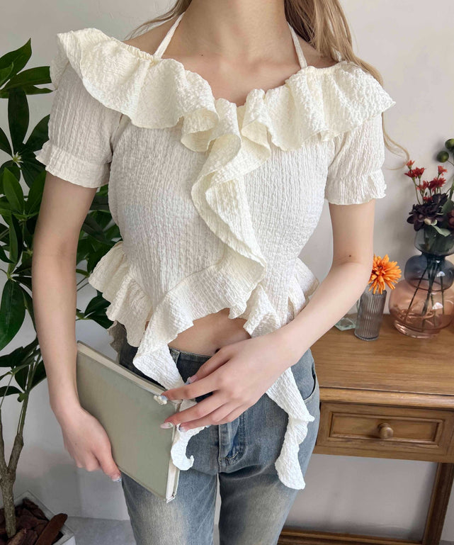 ホワイトアイボリーモデル：160㎝ F着用