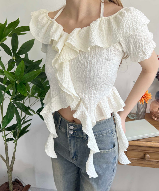 ホワイトアイボリーモデル：160㎝ F着用