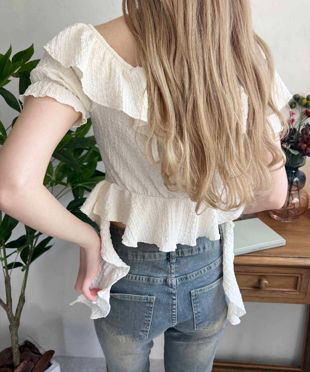 ホワイトアイボリーモデル：160㎝ F着用