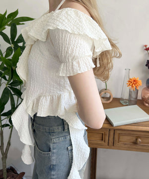 ホワイトアイボリーモデル：160㎝ F着用