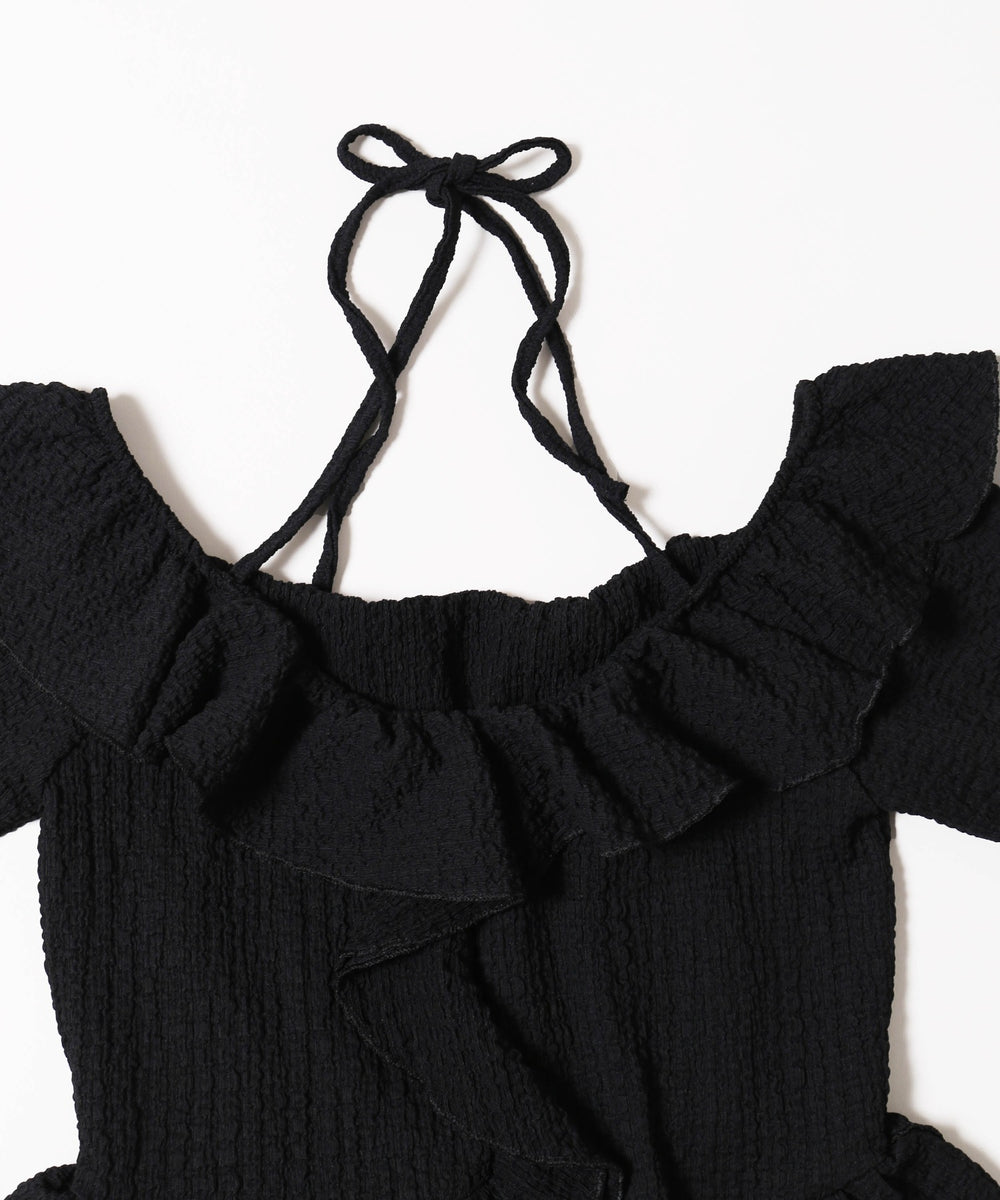 フリルイレヘムデザイントップス