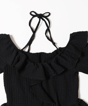 フリルイレヘムデザイントップス