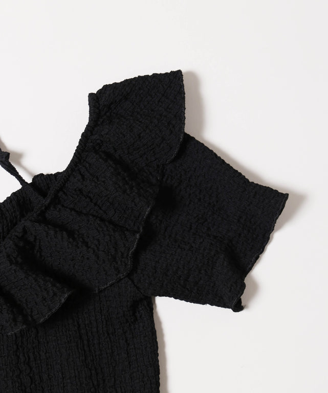 フリルイレヘムデザイントップス