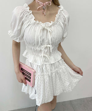 ホワイト モデル：160㎝ F着用