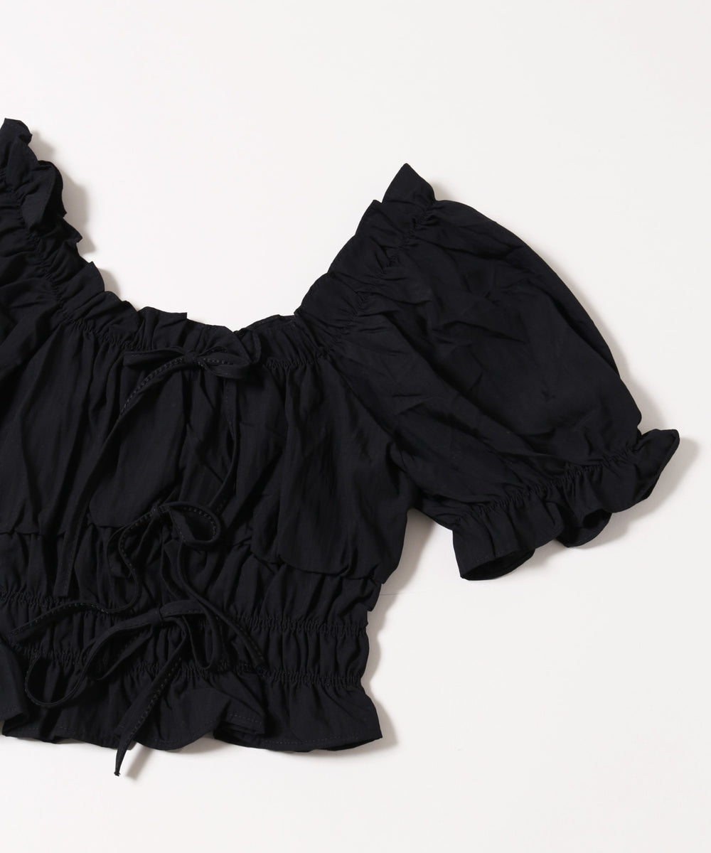 2WAYギャザーデザインブラウス