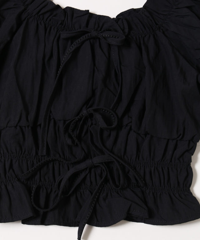 2WAYギャザーデザインブラウス