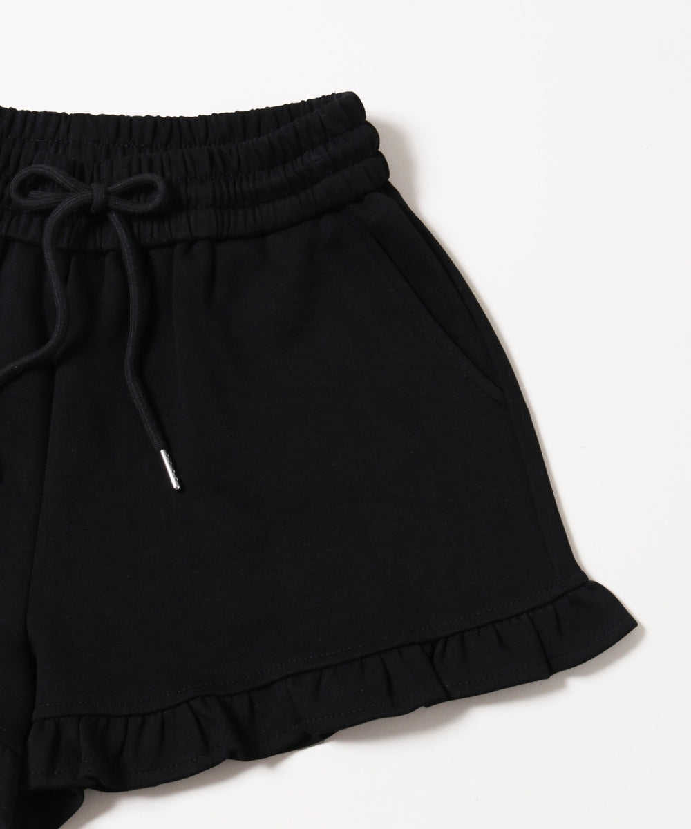 フリルスウェットショーツ