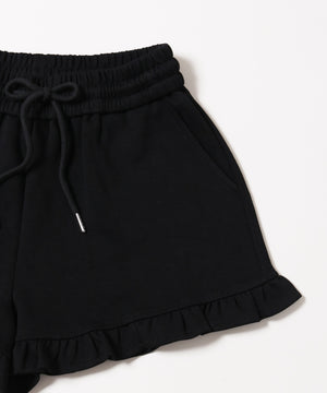 フリルスウェットショーツ