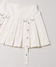 スタッズデザインプリーツスカート