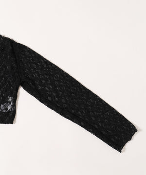 フロントリボンピチレースカーディガン