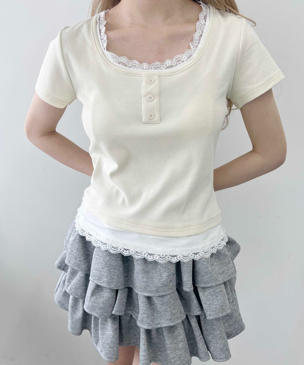 ホワイトアイボリー モデル：160㎝ F着用