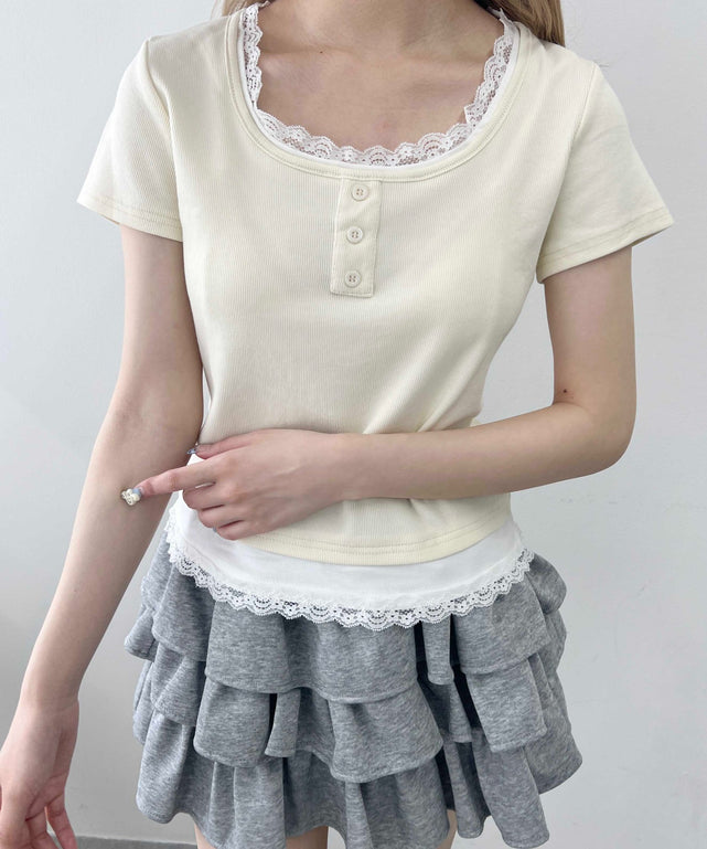 ホワイトアイボリー モデル：160㎝ F着用