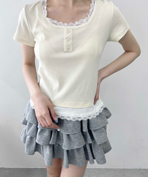 ホワイトアイボリー モデル：160㎝ F着用