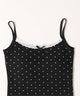 リボンポイントドットキャミソール