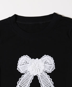 リボンワッペンピチTシャツ