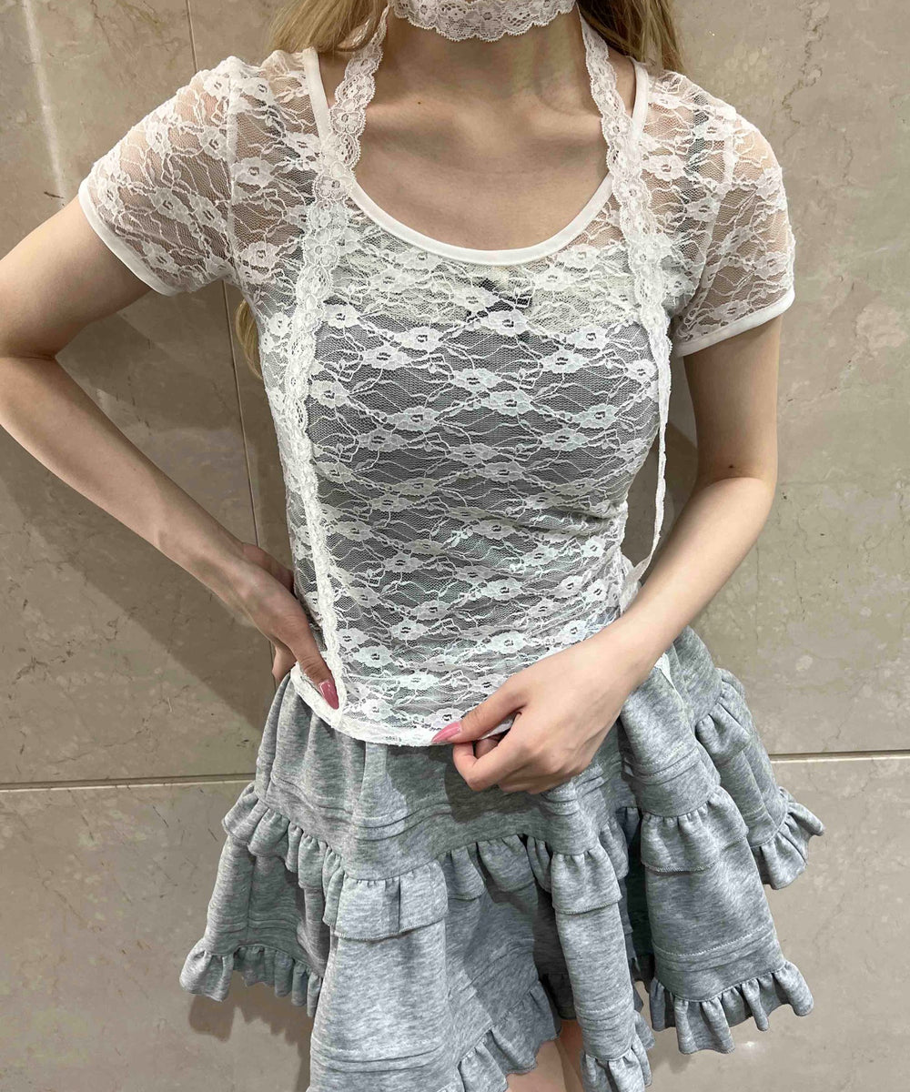 ホワイト モデル：160㎝ F着用