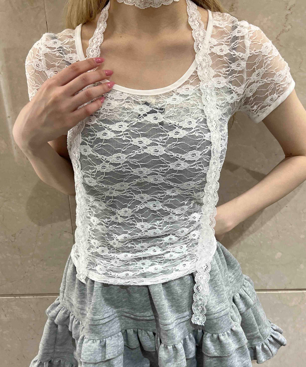 ホワイト モデル：160㎝ F着用