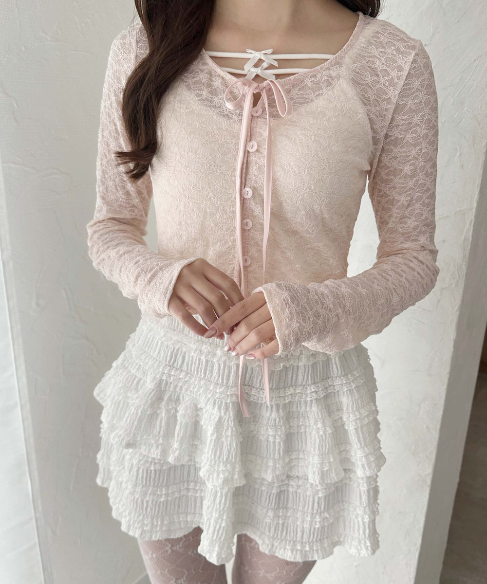 ピンク モデル：160㎝ F着用