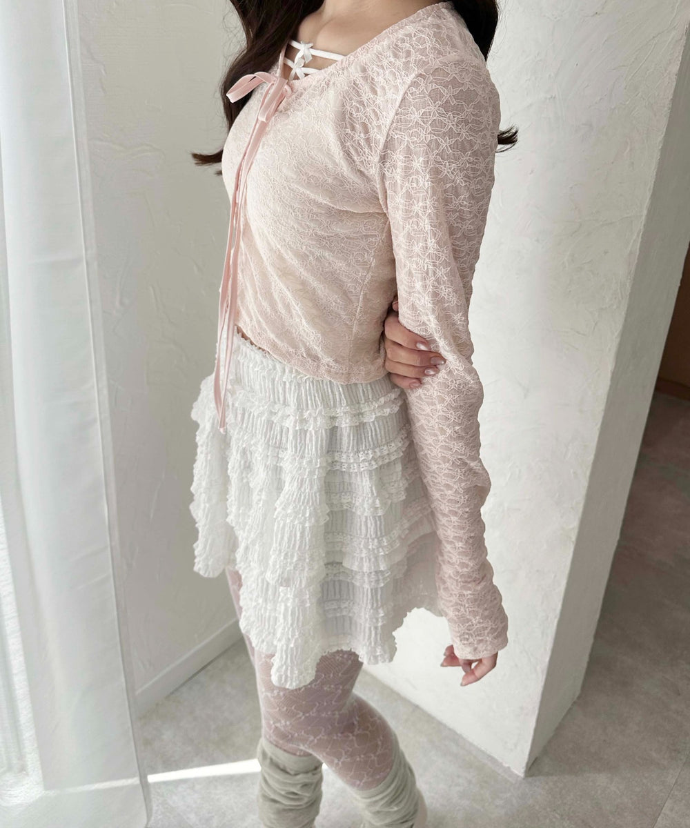 ピンク モデル：160㎝ F着用