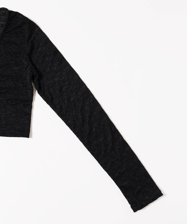 リボンレースカーディガン