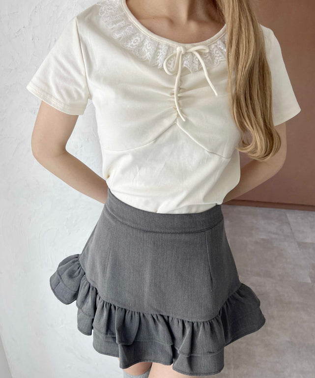 ホワイトアイボリー モデル：160㎝ F着用