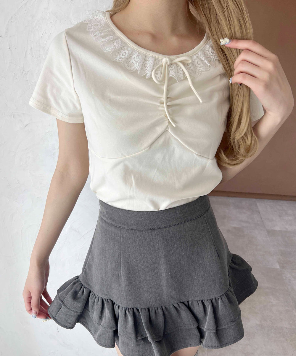 ホワイトアイボリー モデル：160㎝ F着用