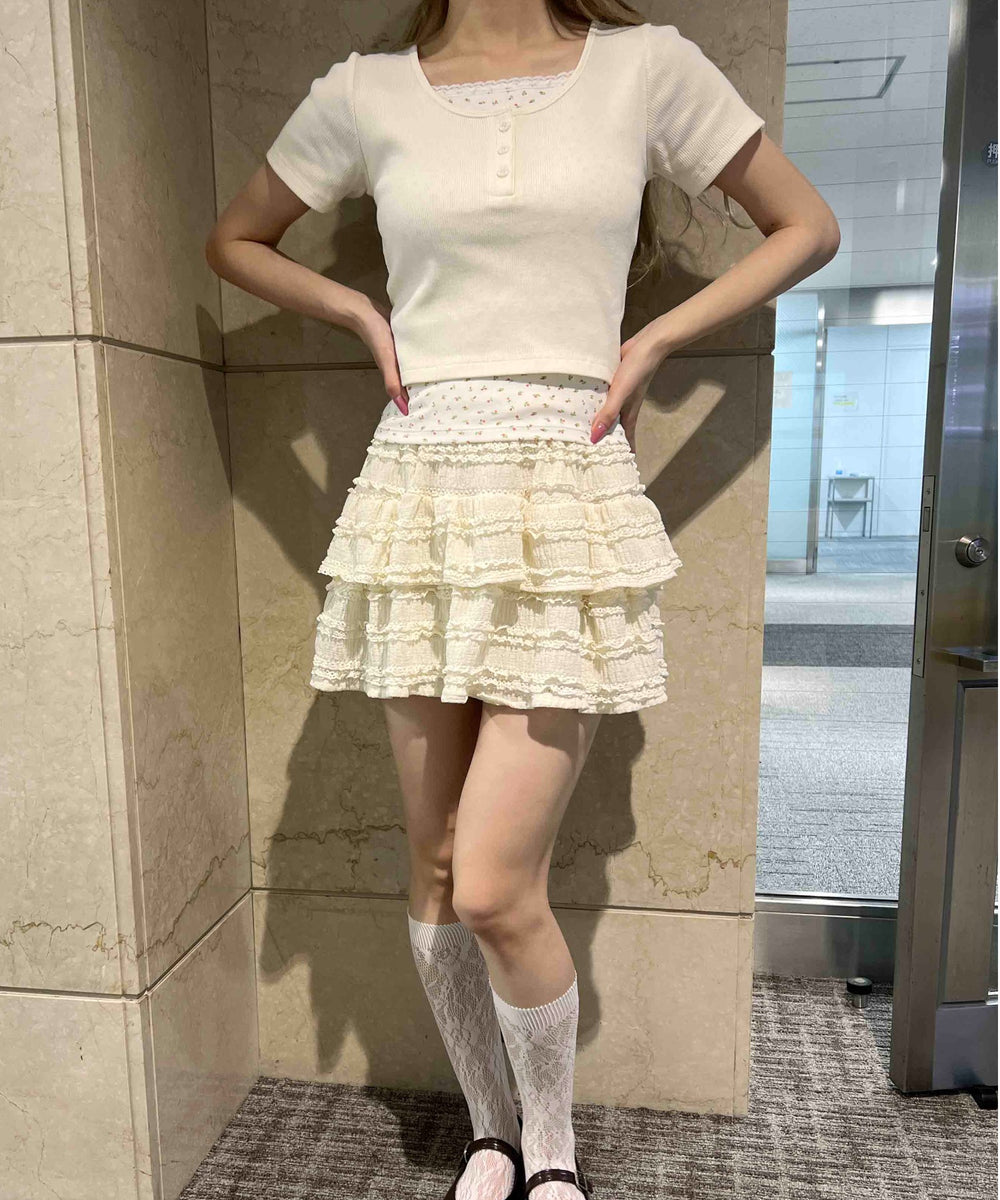 ホワイトアイボリー モデル：160㎝ F着用