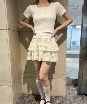 ホワイトアイボリー モデル：160㎝ F着用