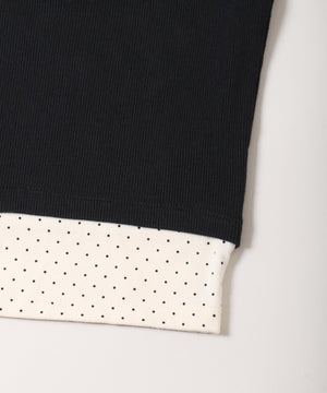 フェイクレイヤードTシャツ